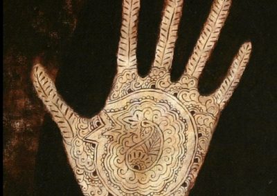 Sluiers en zand (detail)